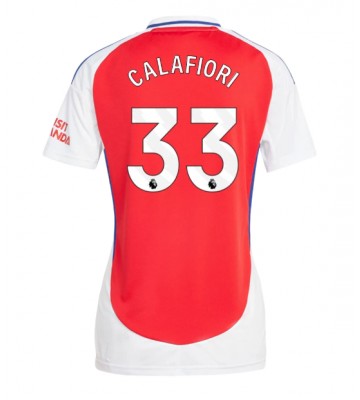 Arsenal Riccardo Calafiori #33 Hemmatröja Dam 2024-25 Kortärmad